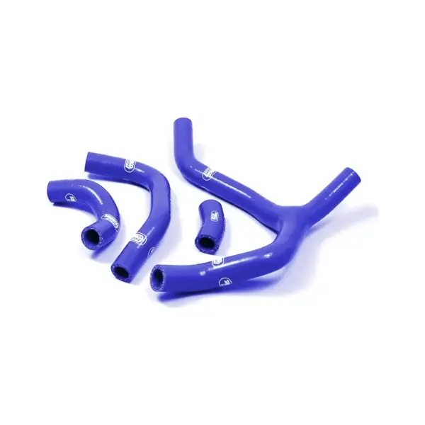 SAMCO SPORT Siliconschlauch Kit Y-Stück - Race Design blau für Honda CRF450R Modelljahr 2013-2014