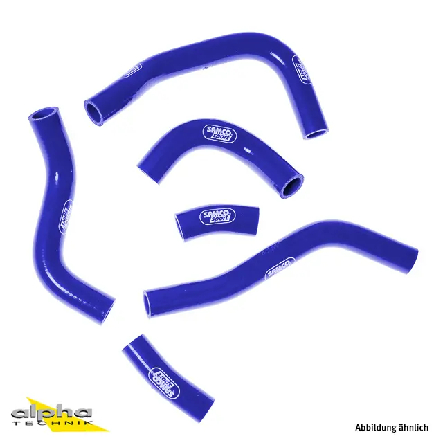 SAMCO SPORT Siliconschlauch Kit OEM Design blau für Honda CRF450R Modelljahr 2013-2014