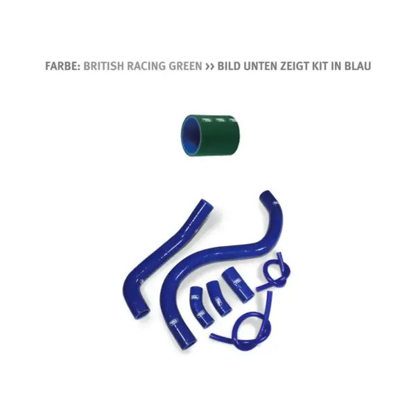 SAMCO SPORT Siliconschlauch Kit British Racing Green für Honda VFR750F Modelljahr 1994-1997