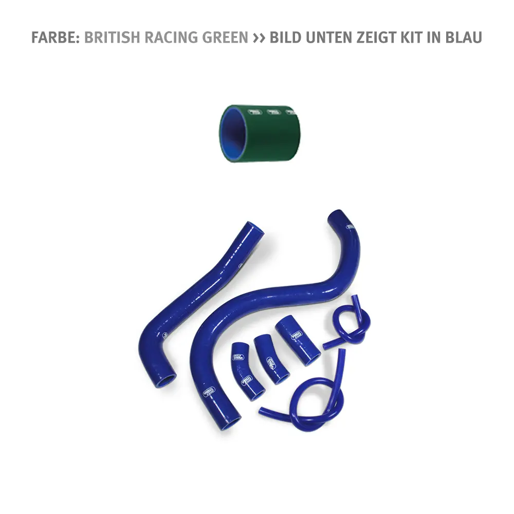 SAMCO SPORT Siliconschlauch Kit British Racing Green für Honda VFR750F Modelljahr 1994-1997