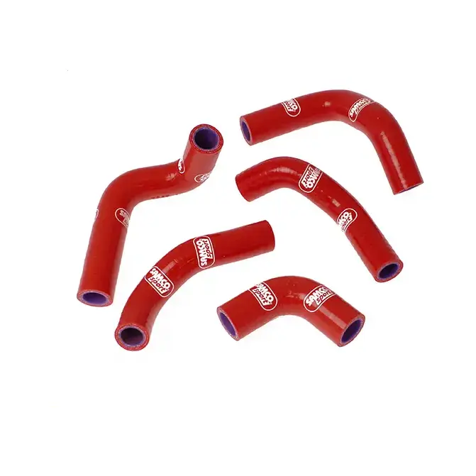 SAMCO SPORT Siliconschlauch Kit rot für Husqvarna TC250 und TE250 Modelljahr 2001-2005