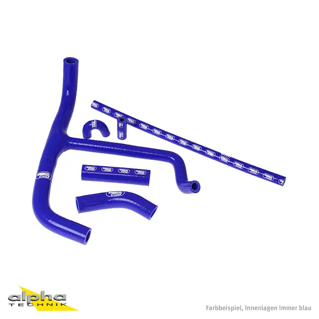 SAMCO SPORT Siliconschlauch Kit blau für Husaberg FE450 FE550 FE650 FS450 FS550 FS650 Modelljahr 2004-2008