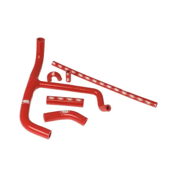 SAMCO SPORT Siliconschlauch Kit rot für Husaberg FE450 FE550 FE650 FS450 FS550 FS650 Modelljahr 2004-2008