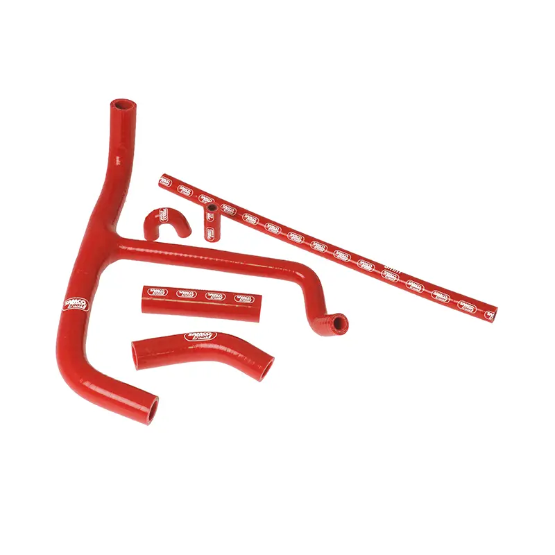 SAMCO SPORT Siliconschlauch Kit rot für Husaberg FE450 FE550 FE650 FS450 FS550 FS650 Modelljahr 2004-2008