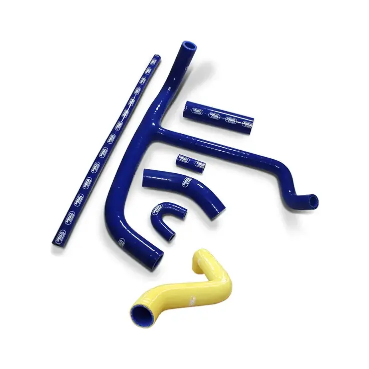 SAMCO SPORT Siliconschlauch Kit, 6-teilig, in gelb, für Husaberg FE450 / FE550 / FE650 / FS450 / FS550 / FS650