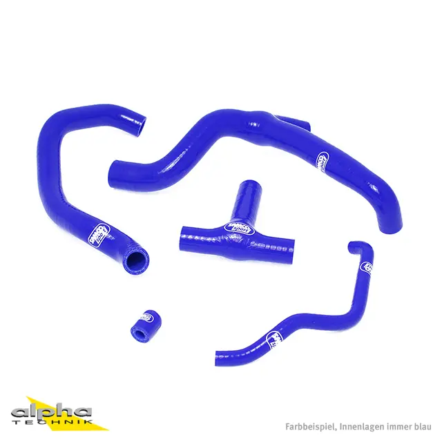 SAMCO SPORT Siliconschlauch Kit blau für Husaberg FE390 FE450 FE550 FE650 FS450 FS550 FS650 FX390 450 550 650 Modelljahr 2009-2012