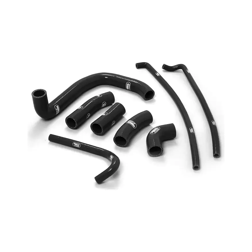 SAMCO SPORT Siliconschlauch Kit schwarz für Kawasaki ZX7R Modelljahr 1996-2003