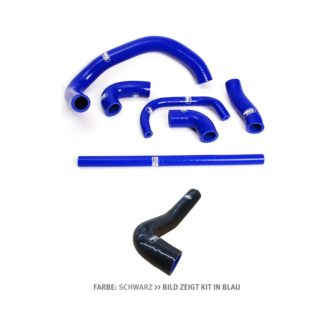 SAMCO SPORT Siliconschlauch Kit schwarz für Kawasaki ZX9R Modelljahr 1994-1997