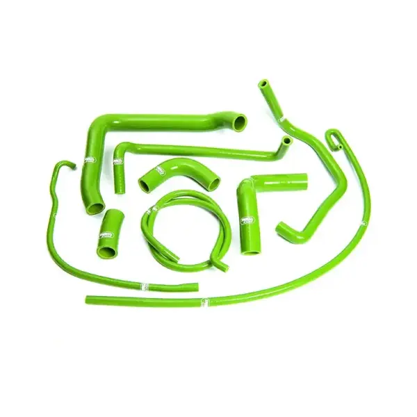 SAMCO SPORT Siliconschlauch Kit grün für Kawasaki ZX12R Modelljahr 2000-2006