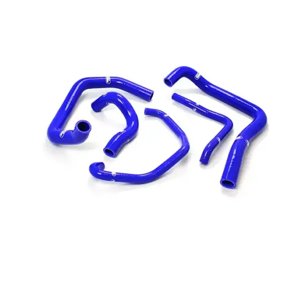 SAMCO SPORT Siliconschlauch Kit blau für Kawasaki ZX6R ZX6RR Modelljahr 2005-2006
