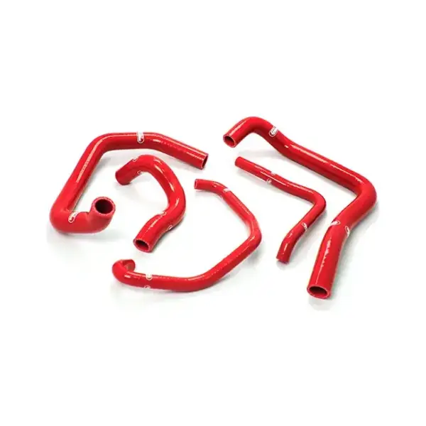 SAMCO SPORT Siliconschlauch Kit rot für Kawasaki ZX6R ZX6RR Modelljahr 2005-2006