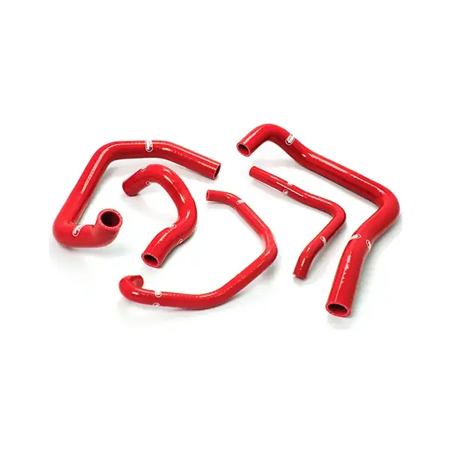 SAMCO SPORT Siliconschlauch Kit rot für Kawasaki ZX6R ZX6RR Modelljahr 2005-2006