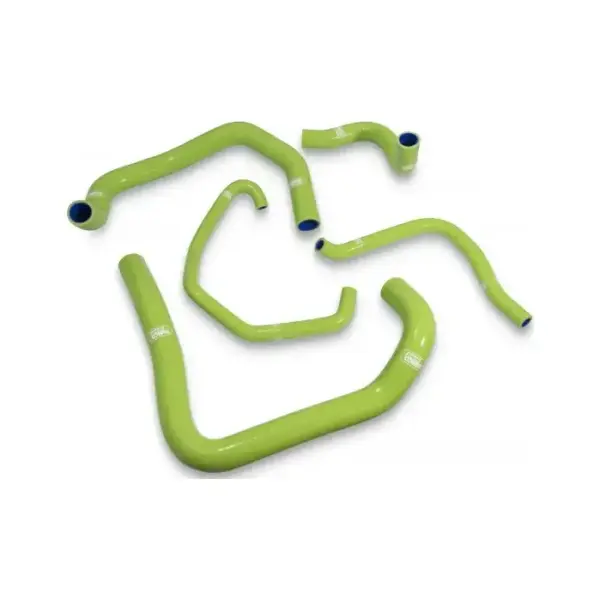 SAMCO SPORT Siliconschlauch Kit weiß für Kawasaki ZX6R ZX6RR Modelljahr 2005-2006