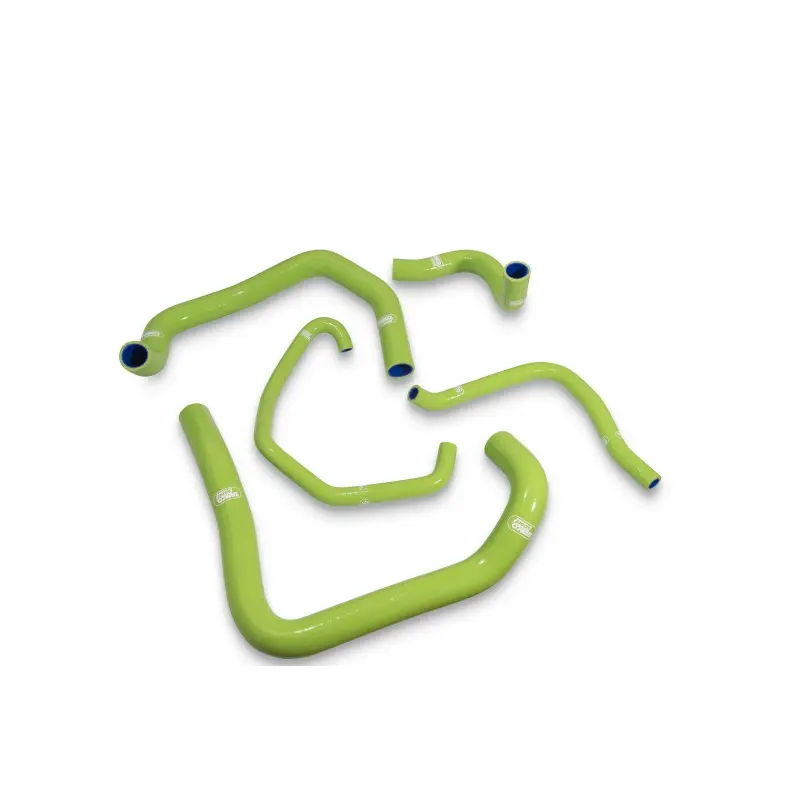 SAMCO SPORT Siliconschlauch Kit weiß für Kawasaki ZX6R ZX6RR Modelljahr 2005-2006