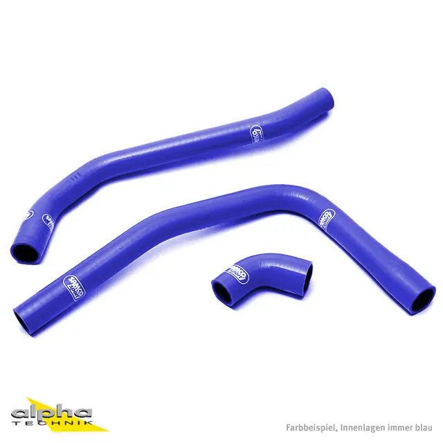 SAMCO SPORT Siliconschlauch Kit blau für Kawasaki ZXR400 Modelljahr 1990-2002