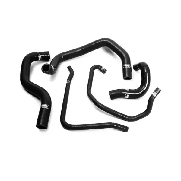 SAMCO SPORT Siliconschlauch Kit schwarz für Kawasaki ZX6R ZX6RR Modelljahr 2003-2004