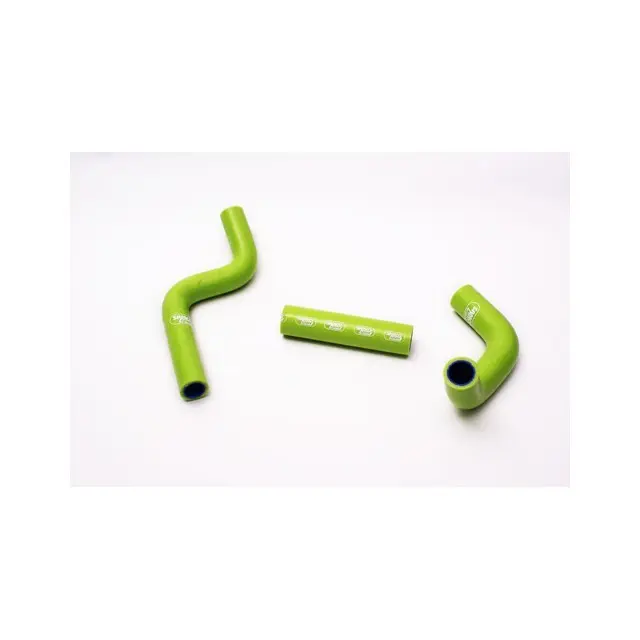 SAMCO SPORT Siliconschlauch Kit grün für Kawasaki KX80 KX85 Modelljahr 1998-2013