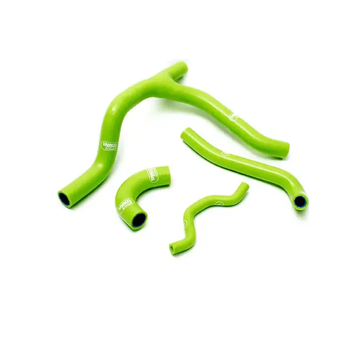 SAMCO SPORT Siliconschlauch Kit grün für Kawasaki KX250F Modelljahr 2006-2008