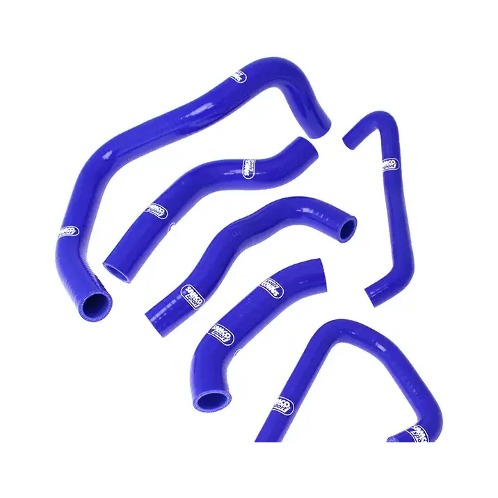 SAMCO SPORT Siliconschlauch Kit blau für Kawasaki ZX6R Modelljahr 2007-2008