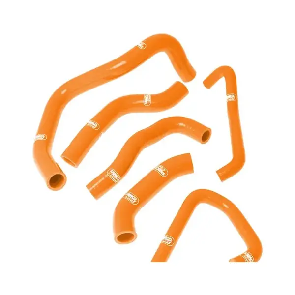 SAMCO SPORT Siliconschlauch Kit orange für Kawasaki ZX6R Modelljahr 2007-2008