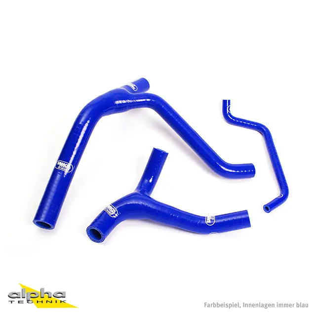 SAMCO SPORT Siliconschlauch Kit blau für Kawasaki KX450F KLX450R Modelljahr 2006-2015