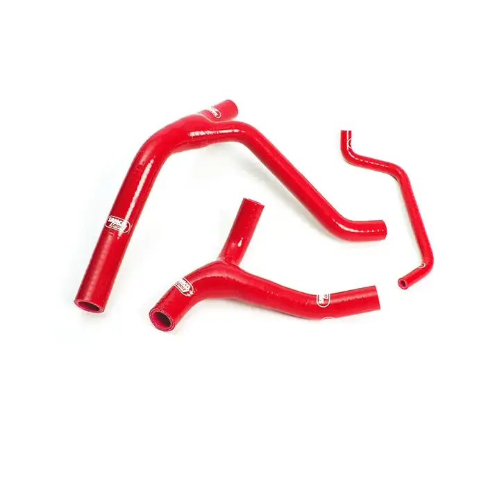 SAMCO SPORT Siliconschlauch Kit rot für Kawasaki KX450F KLX450R Modelljahr 2006-20015