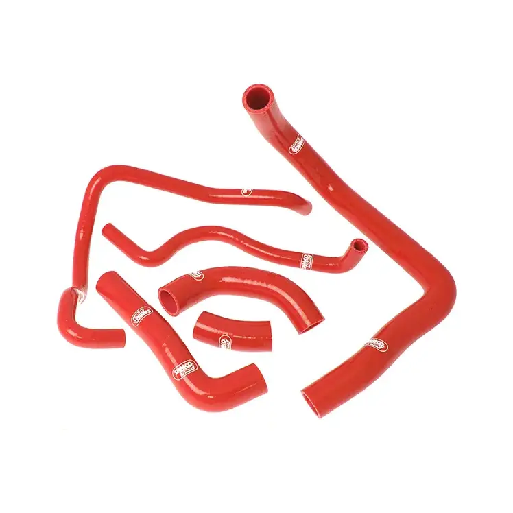 SAMCO SPORT Siliconschlauch Kit rot für Kawasaki ZX10R Modelljahr 2008-2010