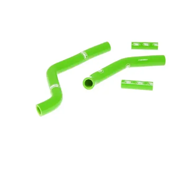 SAMCO SPORT Siliconschlauch Kit grün für Kawasaki KX125 Modelljahr 2005-2012