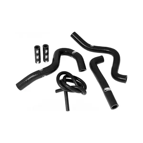 SAMCO SPORT Siliconschlauch Kit schwarz für Kawasaki KX250 Modelljahr 1994-1998