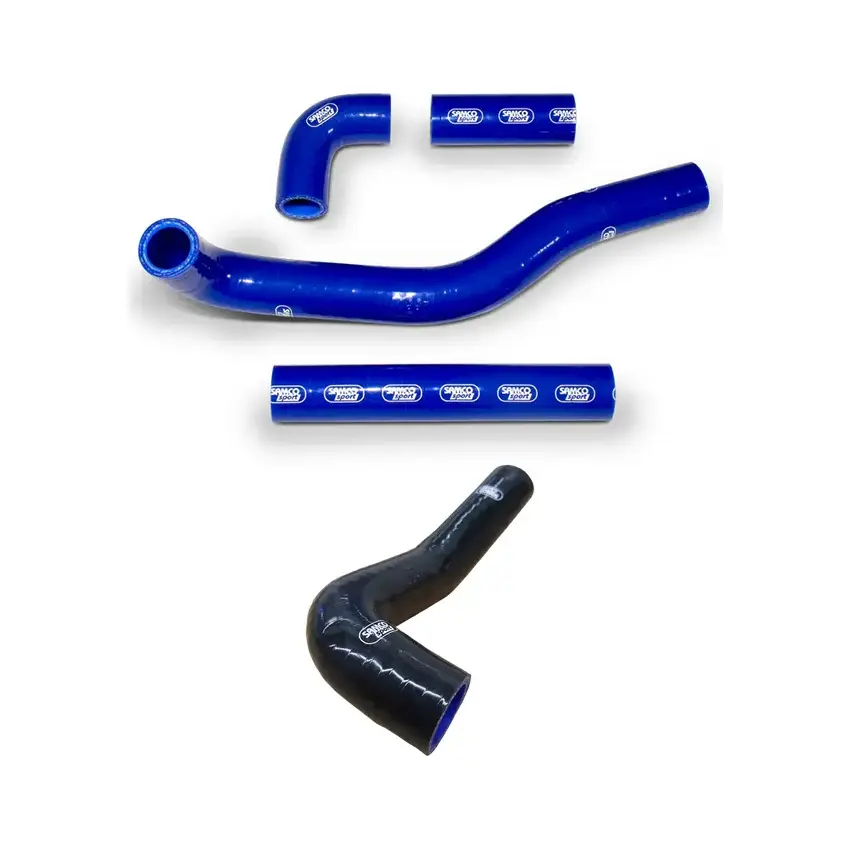 SAMCO SPORT Siliconschlauch Kit schwarz für Kawasaki KX500 Modelljahr 1983-2004
