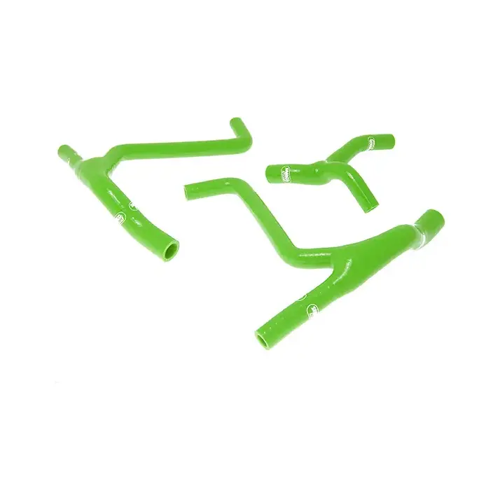 SAMCO SPORT Siliconschlauch Kit grün für Kawasaki KX450F Modelljahr 2009
