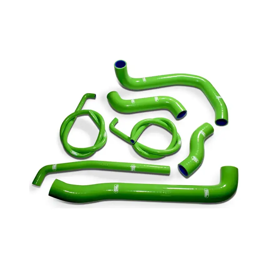 SAMCO SPORT Siliconschlauch Kit grün für Kawasaki ZXR750 Modelljahr 1988-1989
