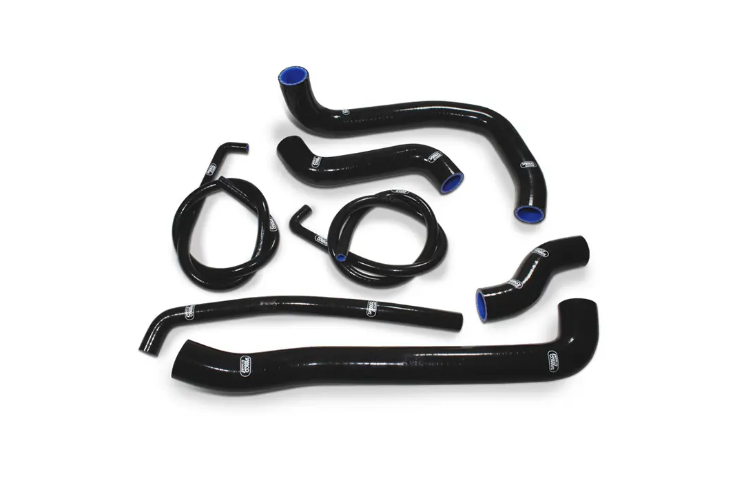 SAMCO SPORT Siliconschlauch Kit schwarz für Kawasaki ZXR750 Modelljahr 1988-1989