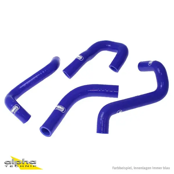 SAMCO SPORT Siliconschlauch Kit blau für Kawasaki GPZ500S Modelljahr 1987-2005