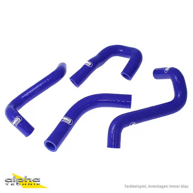 SAMCO SPORT Siliconschlauch Kit blau für Kawasaki GPZ500S Modelljahr 1987-2005