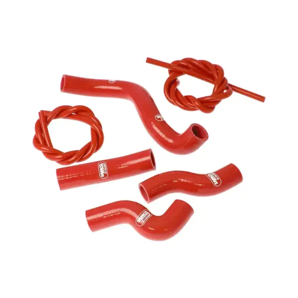 SAMCO SPORT Siliconschlauch Kit rot für Kawasaki Z750 Z750R Modelljahr 2007-2012