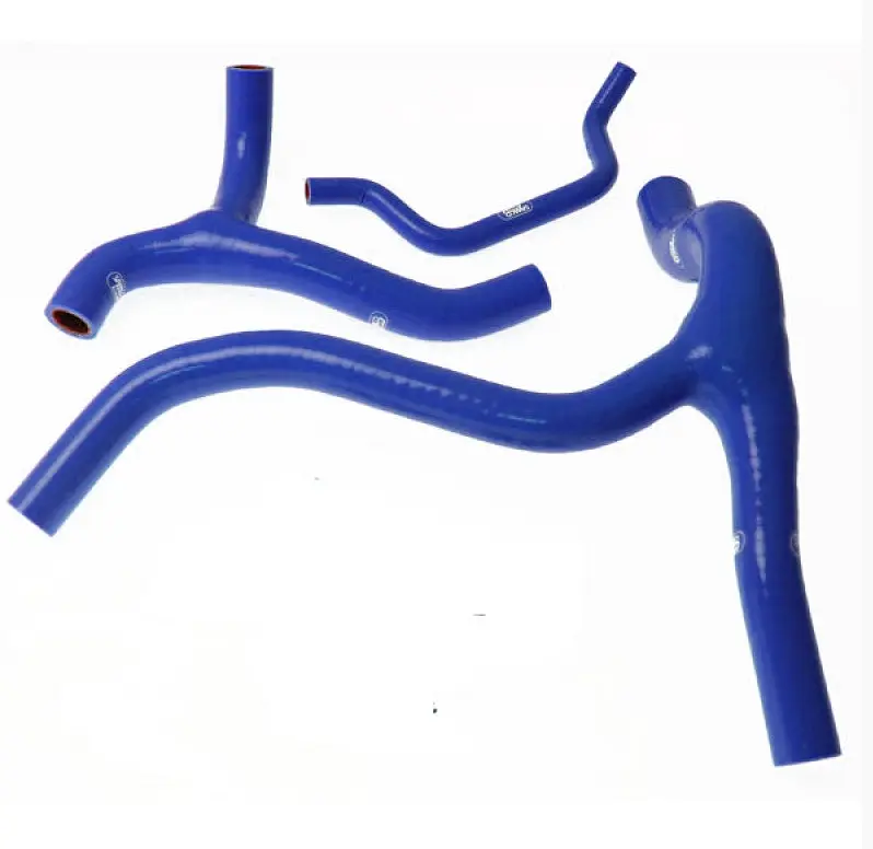 SAMCO SPORT Siliconschlauch Kit nur mit Boyesen Wasserpumpe blau für Kawasaki KX450F Modelljahr 2012-2015