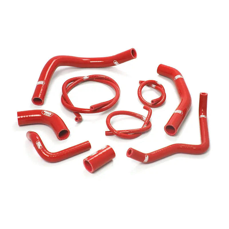 SAMCO SPORT Siliconschlauch Kit rot für Kawasaki Z1000 Modelljahr 2010-2013