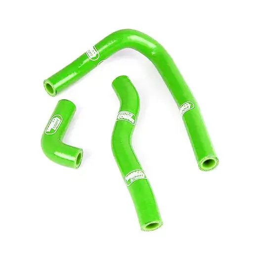 SAMCO SPORT Siliconschlauch Kit grün für Kawasaki KX65 Modelljahr 2000-2023