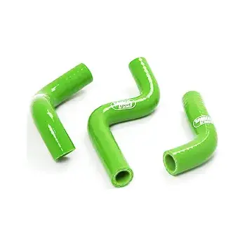 SAMCO SPORT Siliconschlauch Kit grün für Kawasaki KX85 KX112 KX100 Modelljahr 2014-2023