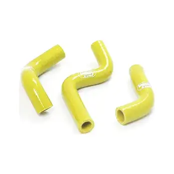 SAMCO SPORT Siliconschlauch Kit gelb für Kawasaki KX85 KX112 KX100 Modelljahr 2014-2023