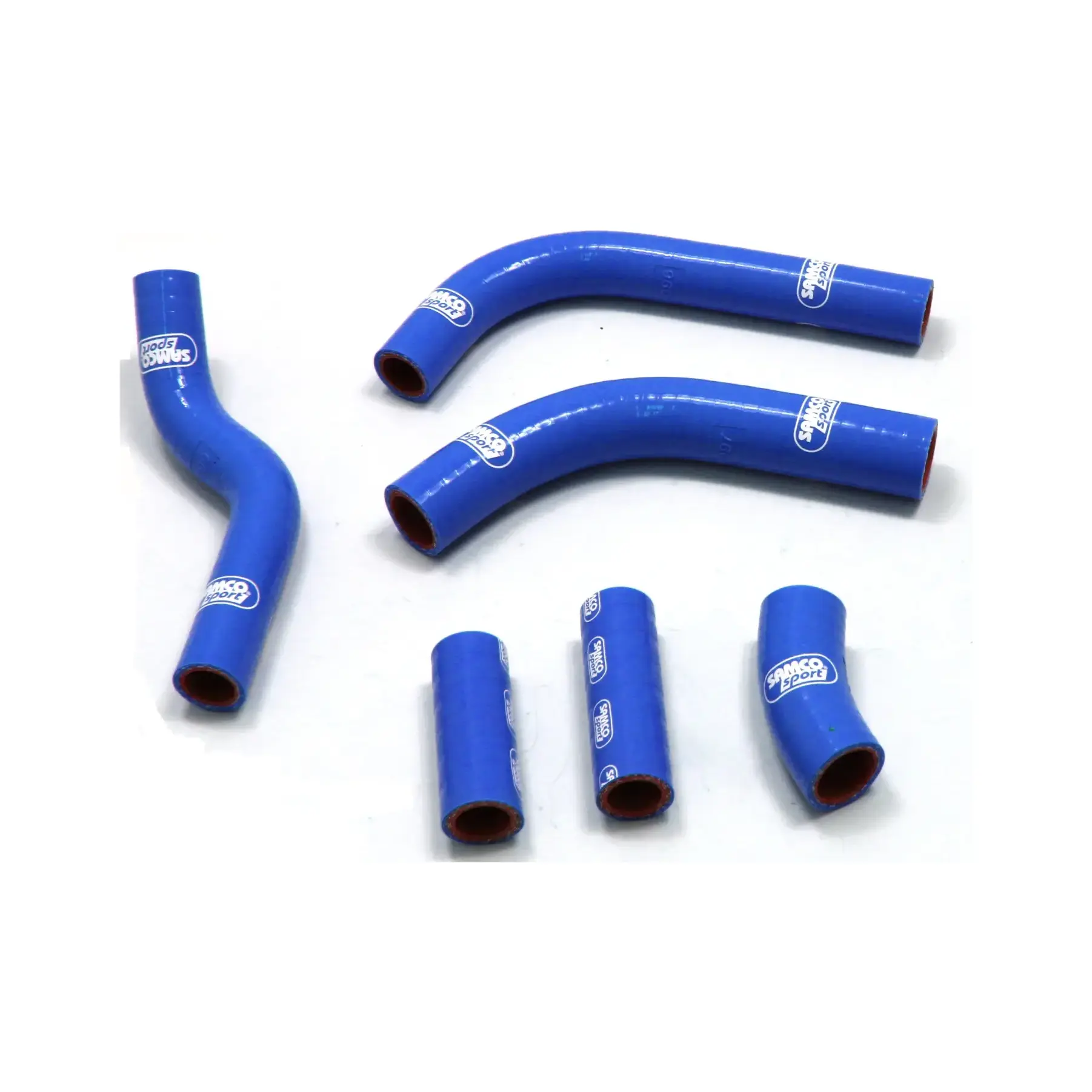 SAMCO SPORT Siliconschlauch Kit OEM Design blau für Kawasaki KX450F Modelljahr 2016-2018