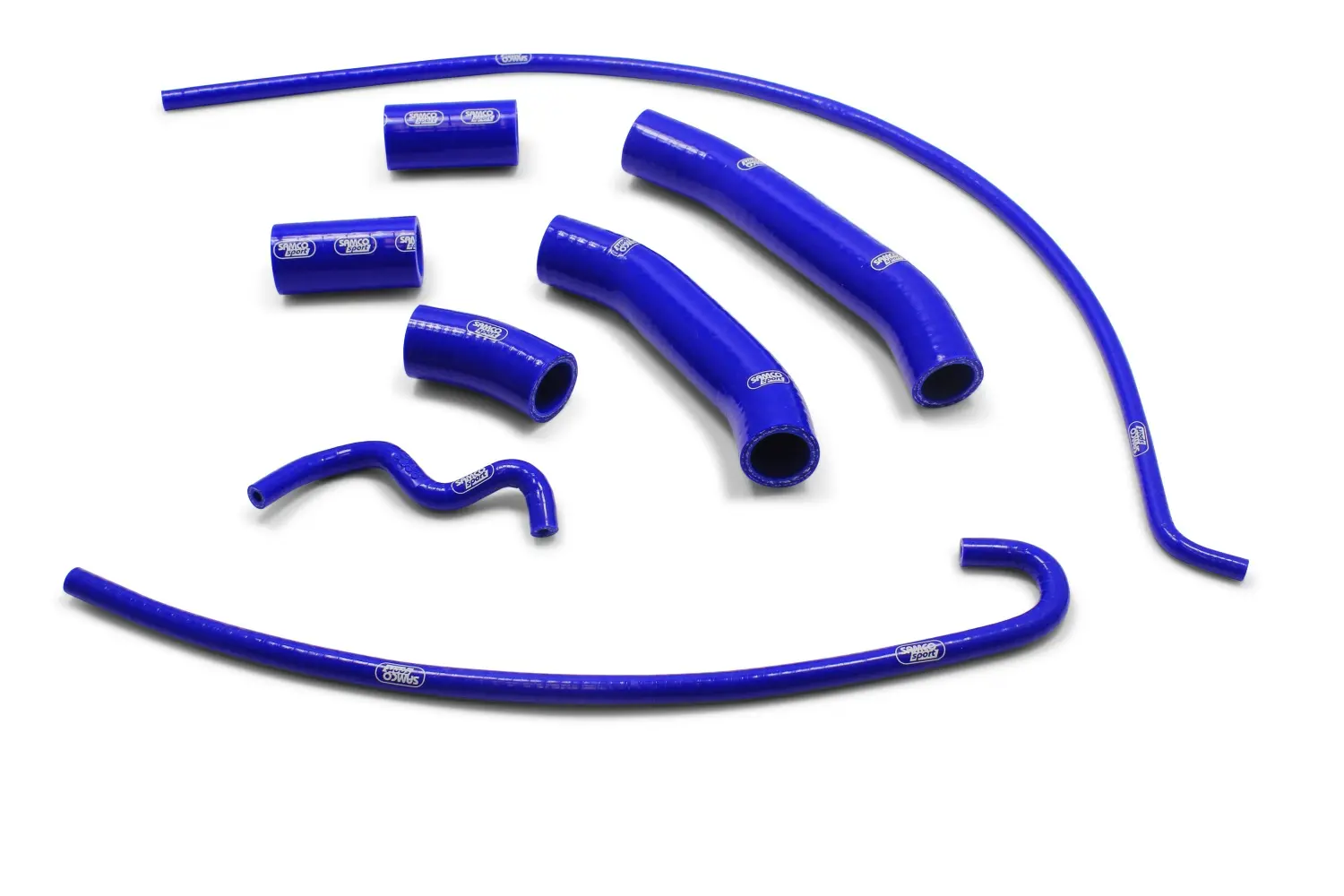 SAMCO SPORT Siliconschlauch Kit blau für Kawasaki Ninja H2 R Carbon Modelljahr 2015-2021