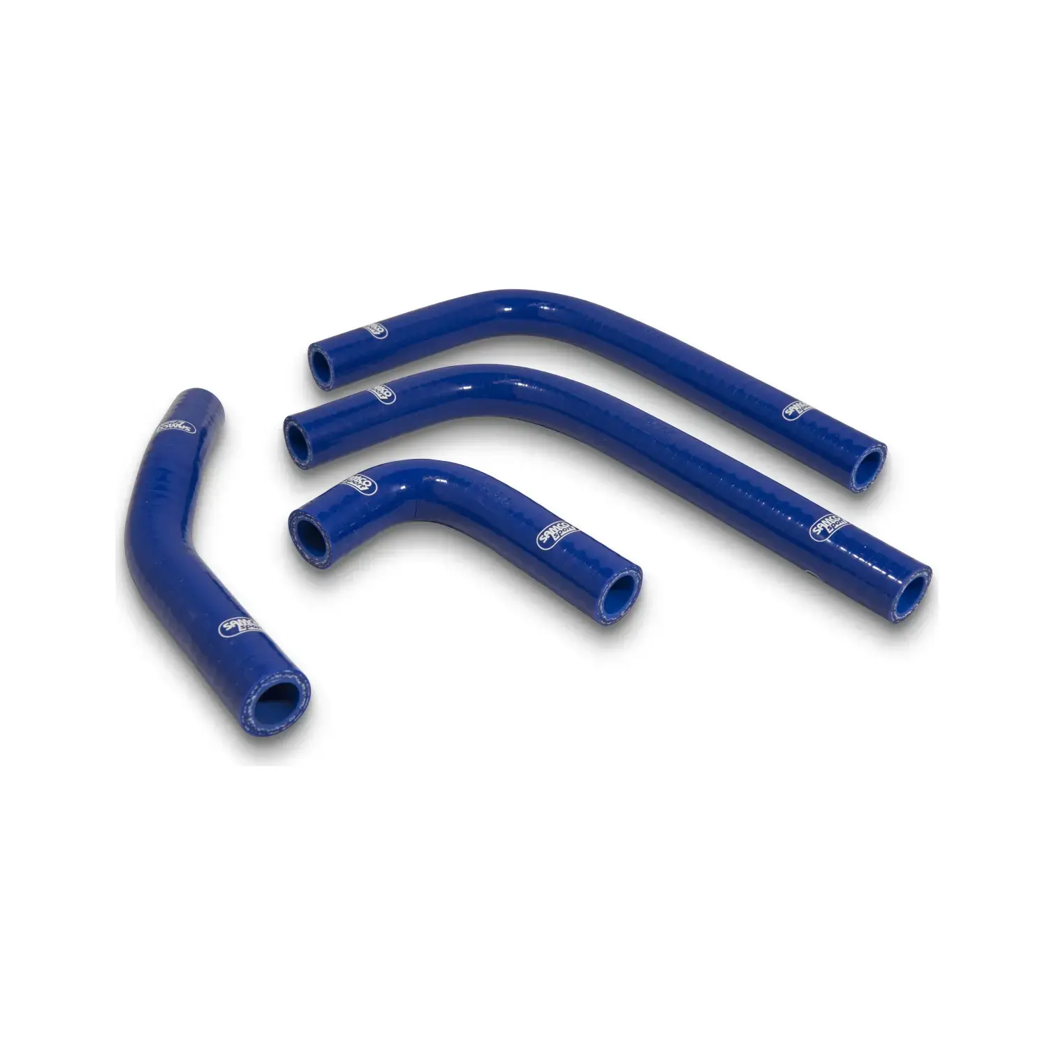 SAMCO SPORT Siliconschlauch Kit OEM Design blau für Kawasaki KX250F Modelljahr 2017-2019