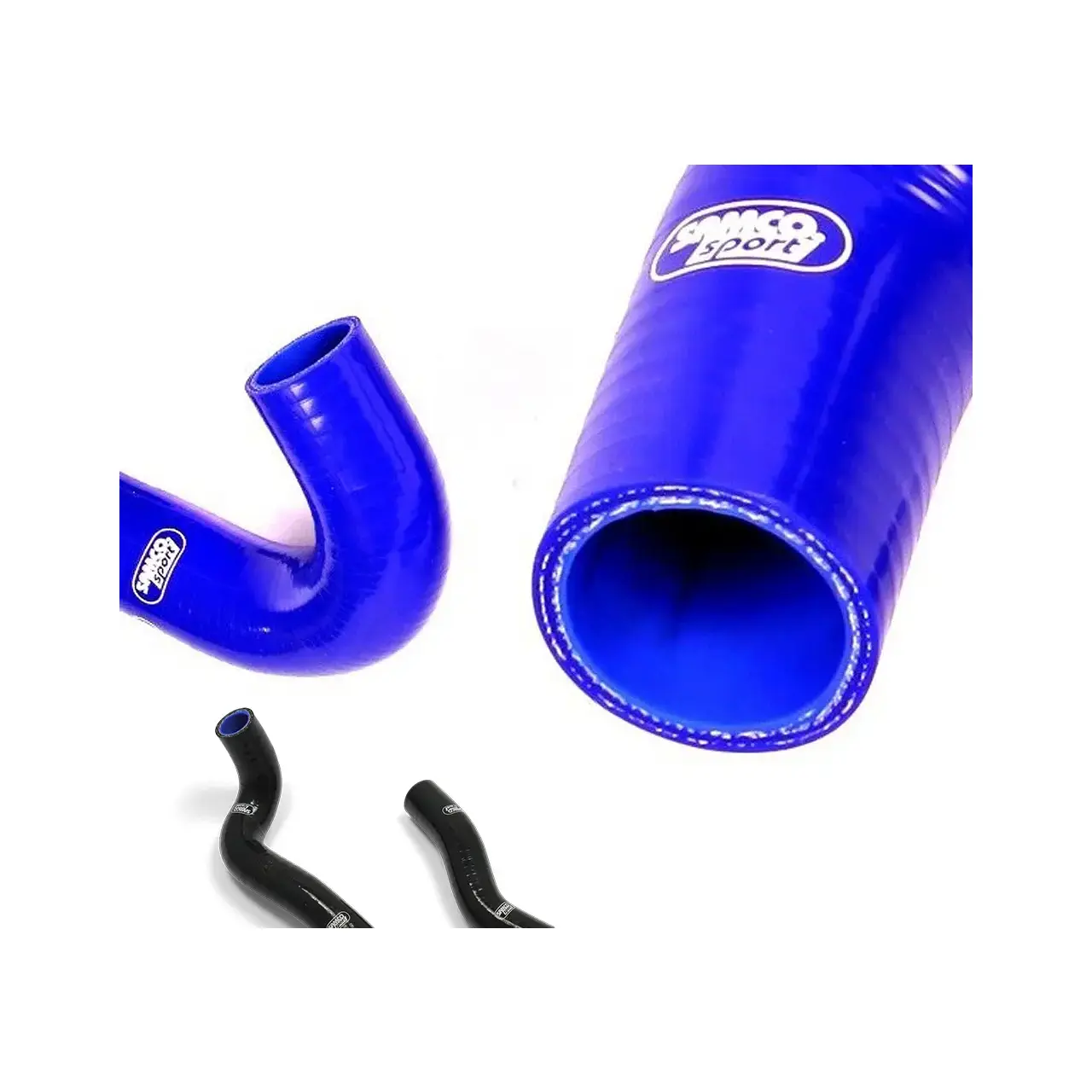 SAMCO SPORT Siliconschlauch Kit blau für Kawasaki Ninja 400 Z400 Modelljahr 2018-2024