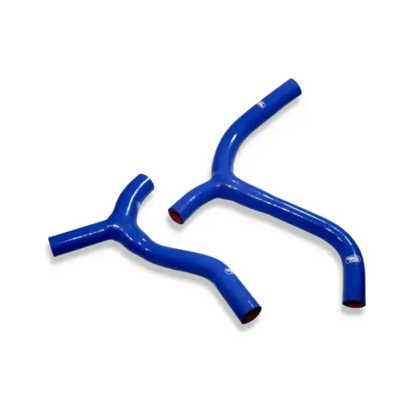 SAMCO SPORT Siliconschlauch Kit nur mit Boyesen Wasserpumpe blau für Kawasaki KX450F Modelljahr 2019-2023