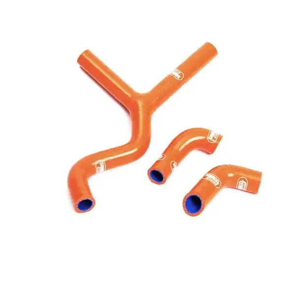 SAMCO SPORT Siliconschlauch Kit orange für KTM SMR450 SMR560 SX450 SX525 SXS540 Modelljahr 2001-2008