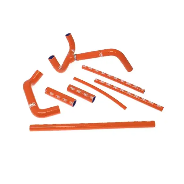 SAMCO SPORT Siliconschlauch Kit orange für KTM 625 SMC 640 LC4 Supermoto 640 Enduro 660 LC4 1994-2010