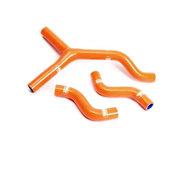 SAMCO SPORT Siliconschlauch Kit orange für KTM 250 EXC-F 250 XCF-W Modelljahr 2007