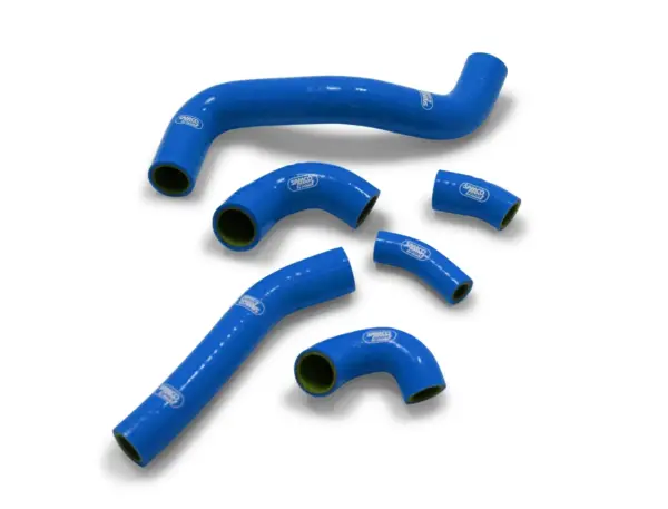 SAMCO SPORT Siliconschlauch Kit OEM Design blau für KTM 250 EXC-F Six Days Gas Gas EC250F Husqvarna FE250 Modelljahr 2020-2023